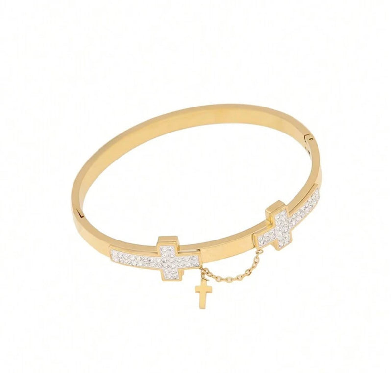 Gold Stackable Bracelet (1 pc)