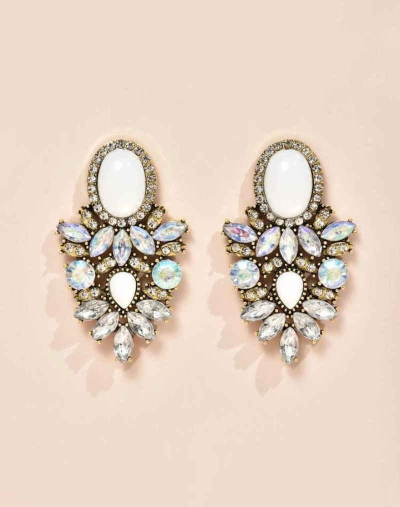 Stoney Crystal Earrings