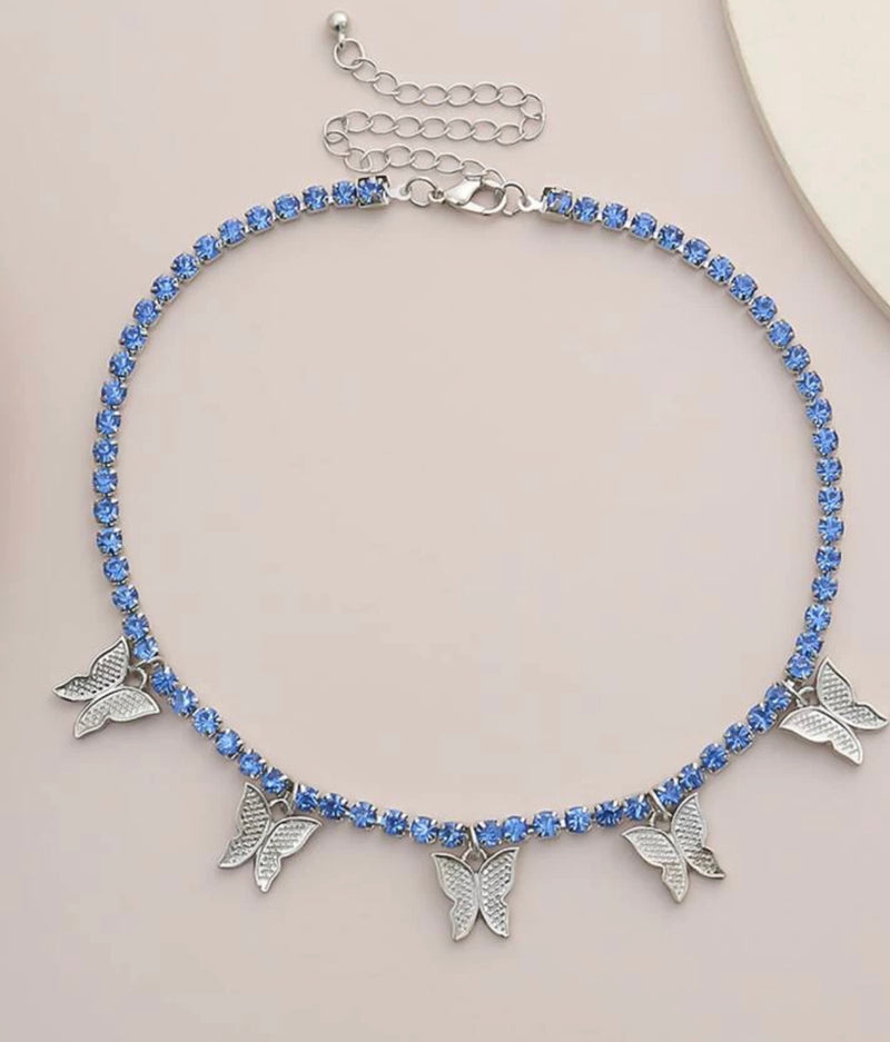 Butterfly Blues Necklace