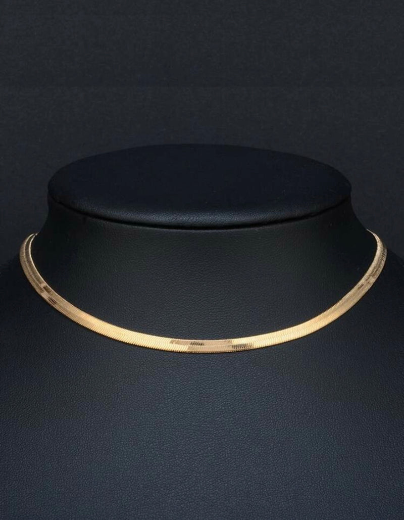 Gold Flat Necklace