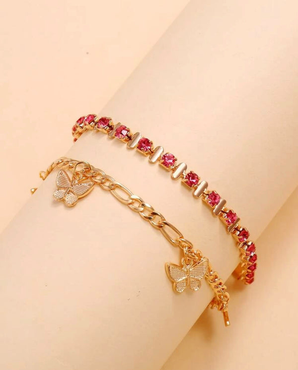 Charmed Butterflies Anklet
